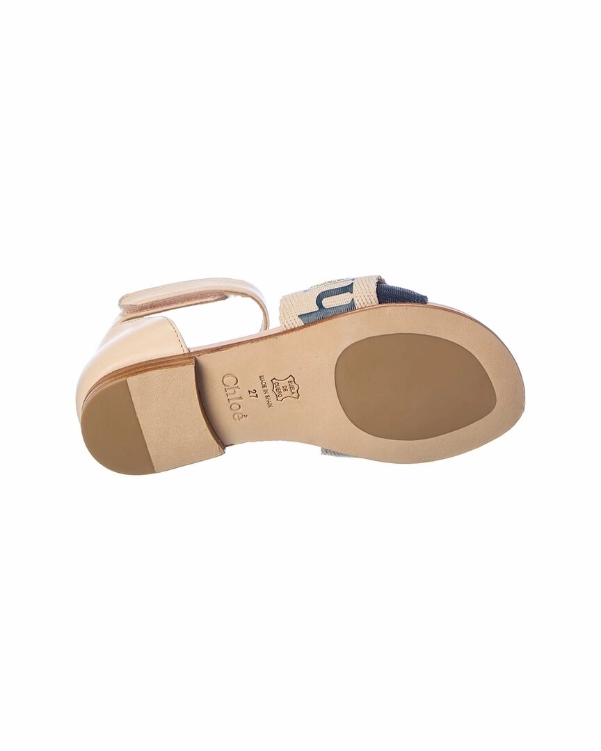 Chloe Woody Leather Sandal