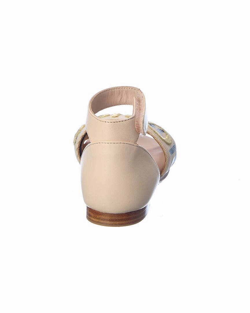Chloe Woody Leather Sandal