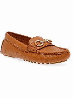 CHRYSTIE Womens Faux Leather Driving Moccasins Moccasins Womens Flat Shoes clearance