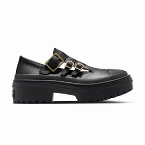 Chuck Taylor All Star Lugged Heel Mary Jane Platform 'Black Gold' Womens Shoes discount online