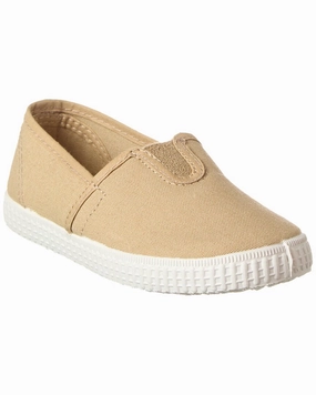 Cienta Camping Elastico Liso Canvas Flat Affordable Casual Footwear for Girls