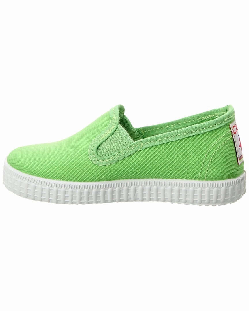 Cienta Cangrejo 2Elasticos Liso Canvas Slip-On Sneaker
