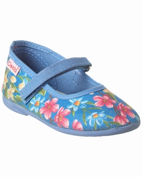 Cienta Francesita Flor Canvas Flat Affordable Casual Footwear for Girls