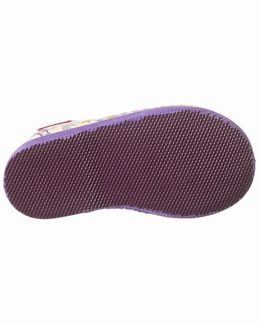 Cienta Liso Flor Elastic Canvas Flat