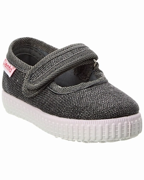 Cienta Mercedes Scractch Metalizado Canvas Sneaker Affordable Casual Footwear for Girls
