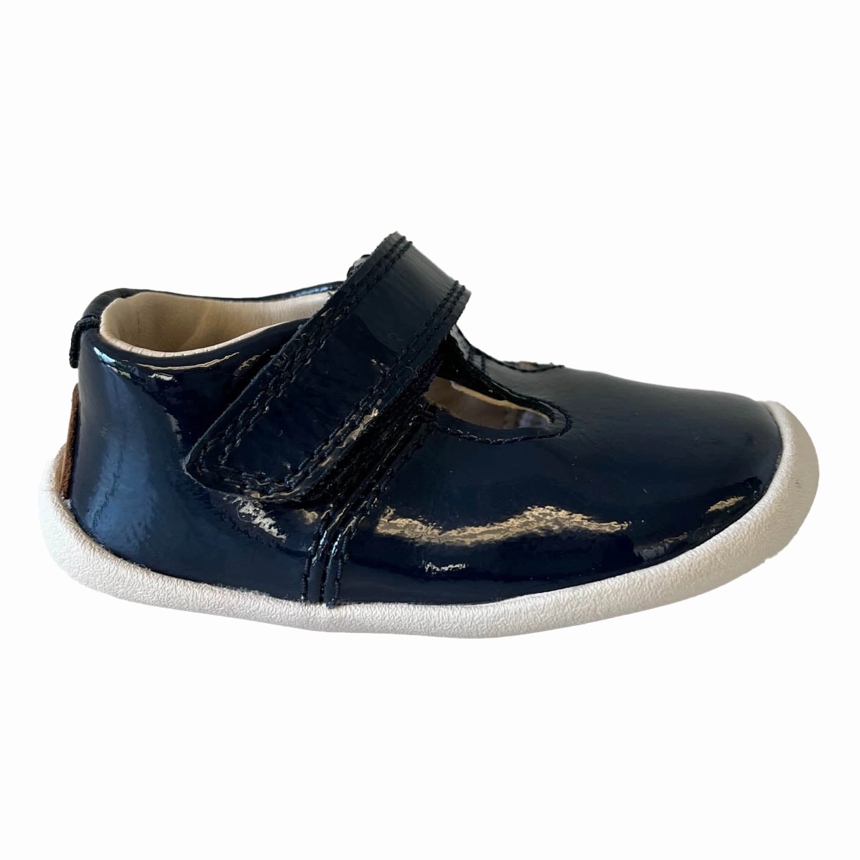 Clarks Girls Blue Patent Shoes