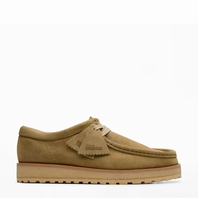 Clarks Originals The Wallabee Scout Lo Dark Sand Suede Mens Shoes outlet price