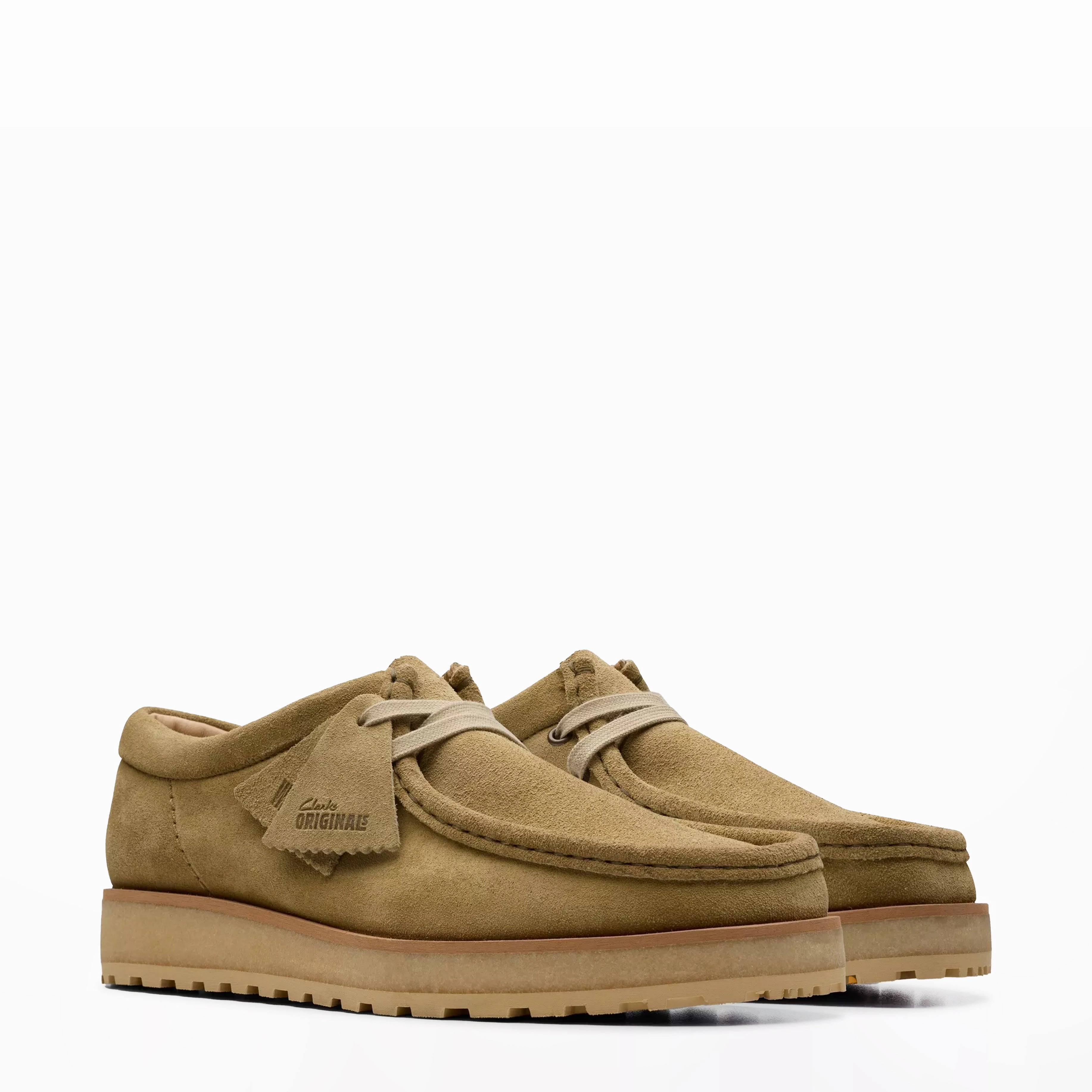 Clarks Originals The Wallabee Scout Lo Dark Sand Suede