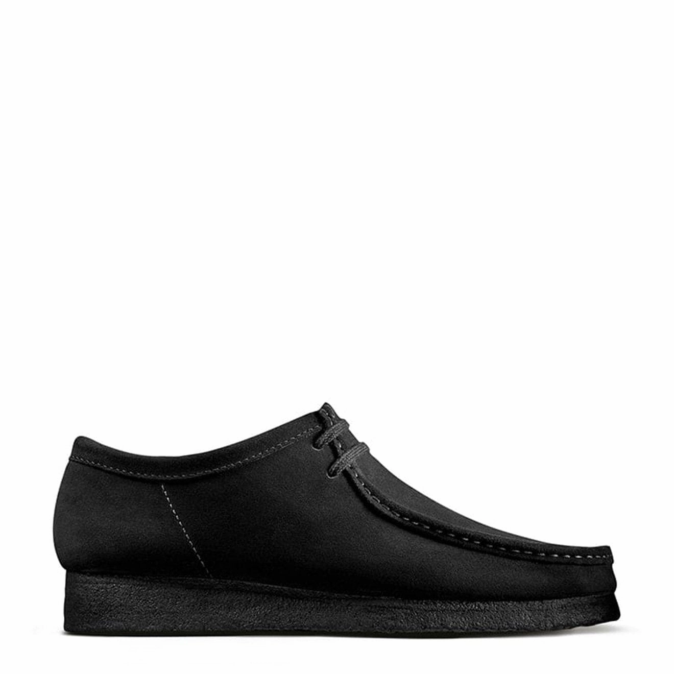 Clarks Originals Wallabee Shoes Black Suede Mens Shoes outlet price