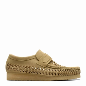 Clarks Originals WB Loafer Weave Maple Suede Mens Shoes outlet price