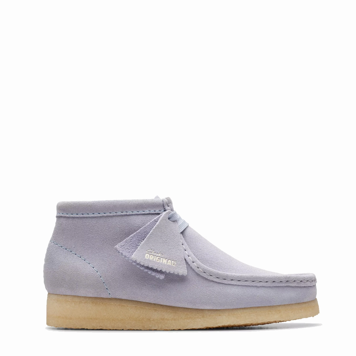 Clarks Originals Womens Wallabee Boot Cloud Grey Suede Womens Shoes top picks sale