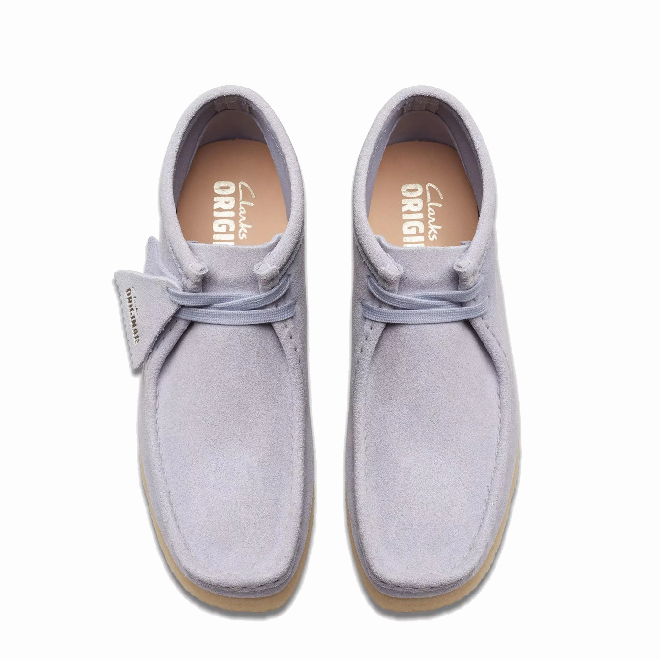 Clarks Originals Womens Wallabee Boot Cloud Grey Suede