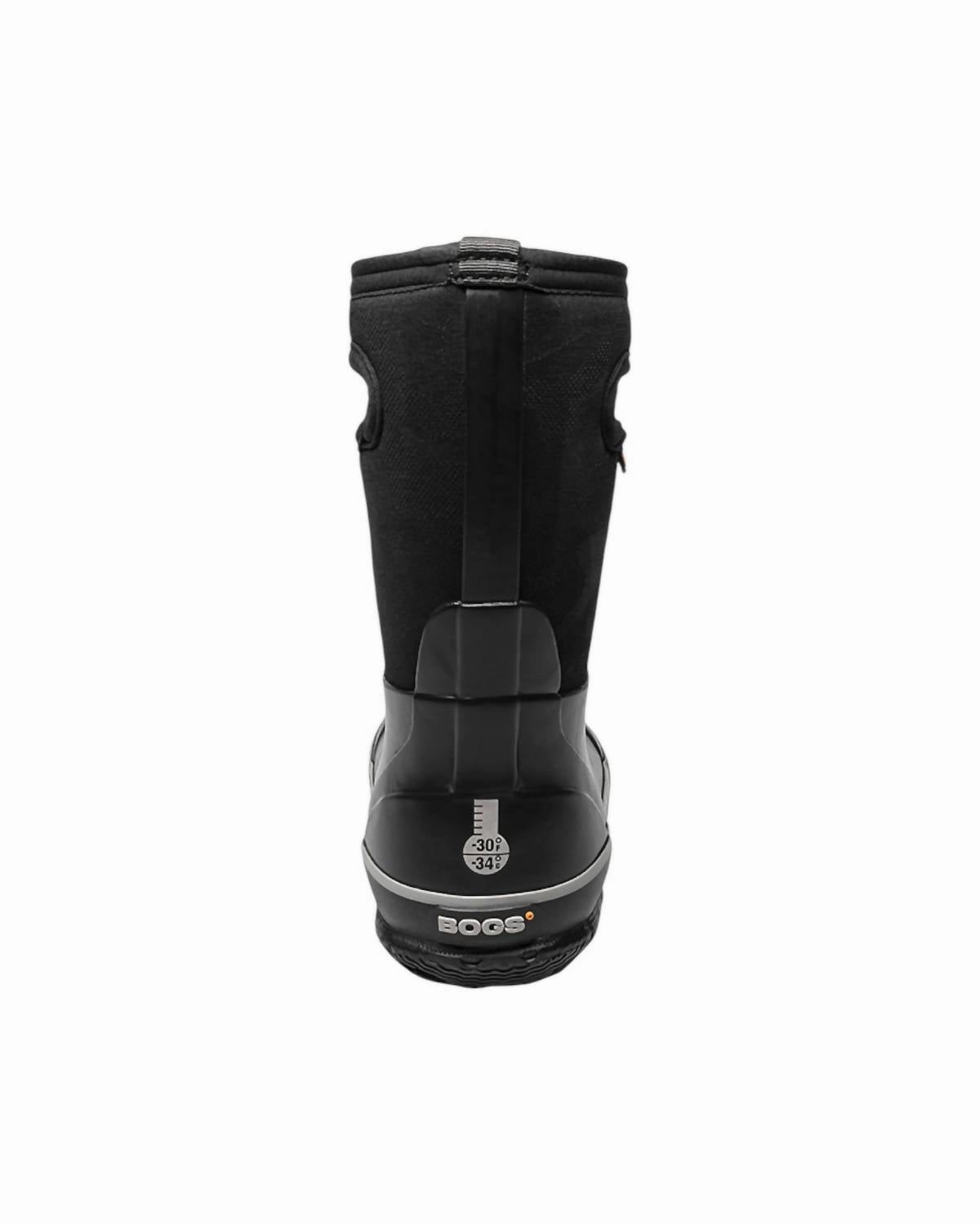 Classic Camo Rain Boots In Black