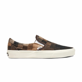 Classic Slip On 'Sweater Check Brown' Mens Footwear outlet deals