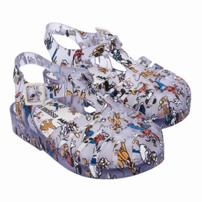 Clear Disney Jelly Shoes Affordable Casual Footwear for Girls