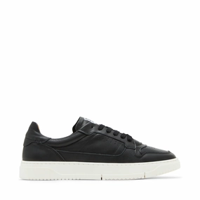 Cliff Sneaker BLACK LEATHER Mens Sneakers trending deals