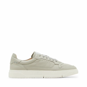Cliff Sneaker GREY LEATHER Mens Sneakers trending deals