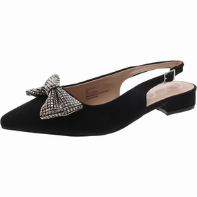 Clovis Womens Faux Suede Rhinestones Ballet Flats Womens Flats special deals