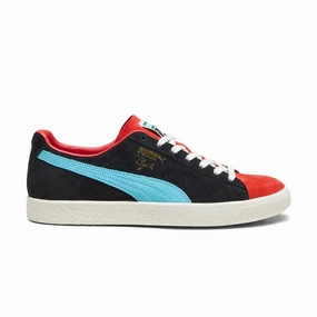 Clyde OG 'PUMA Black For All Time Red' Mens Shoes clearance
