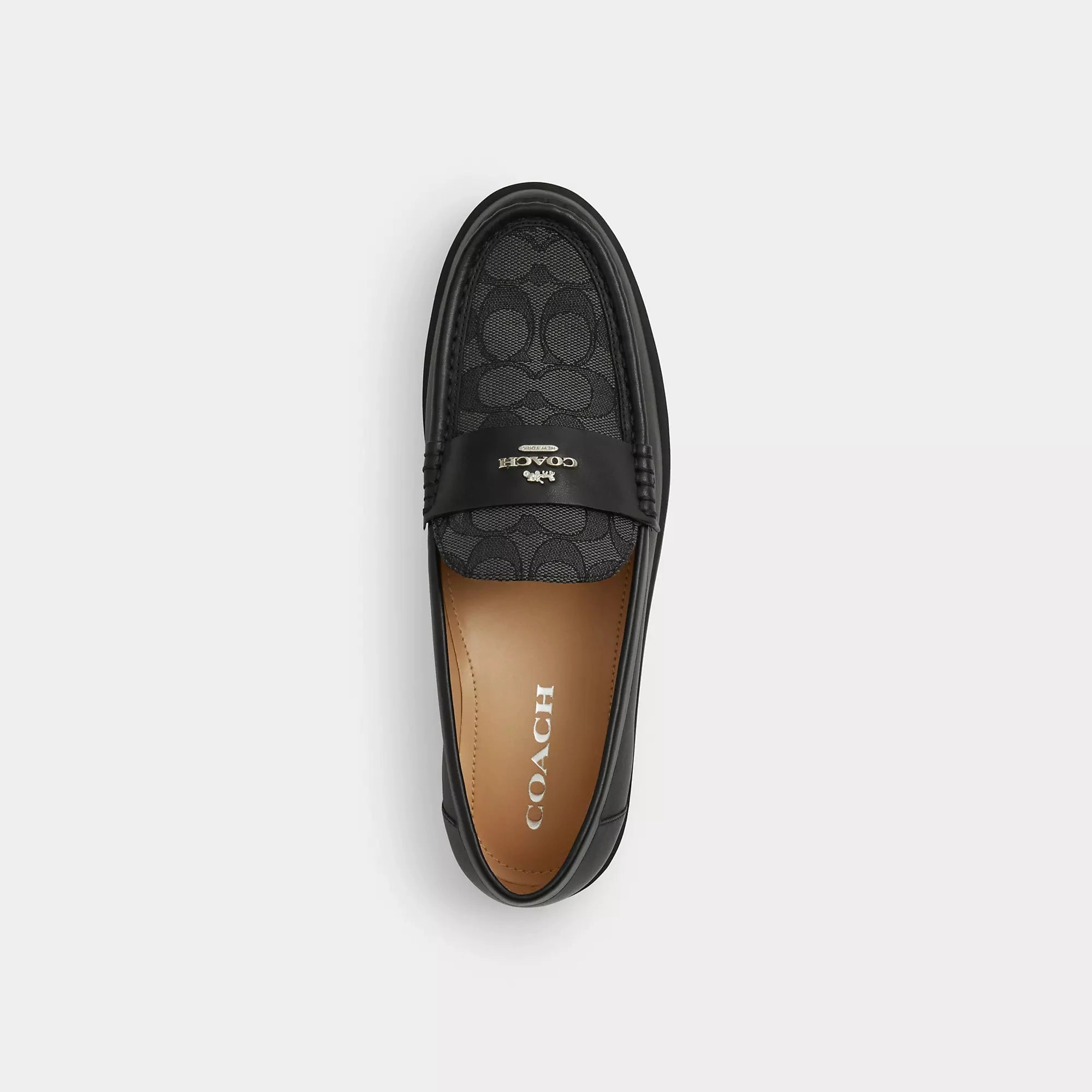 Coach Outlet Janie Loafer In Signature Jacquard