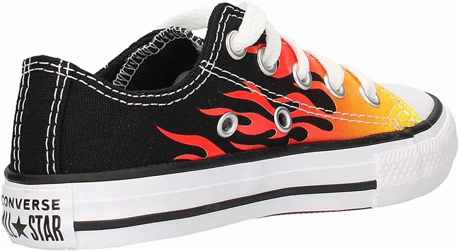 Converse Chuck Taylor All Star OX Kids' Black Textile Low Sneakers