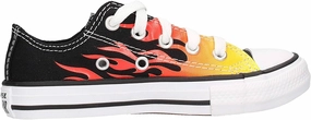 Converse Chuck Taylor All Star OX Kids' Black Textile Low Sneakers Discount Girls Shoes with deals