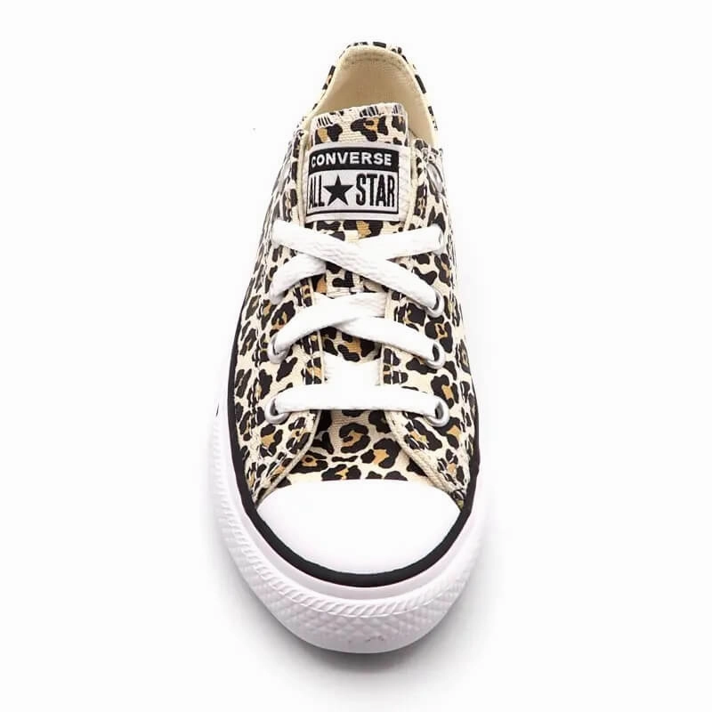 Converse Chuck Taylor All Star OX Kids' Leopard Low Top Sneakers