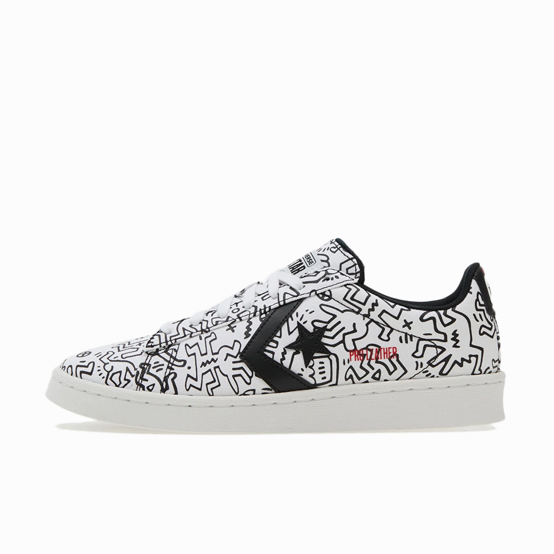 Converse Pro Leather Ox Keith Haring White Sneakers on sale today
