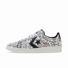 Converse Pro Leather Ox Keith Haring White Sneakers on sale today