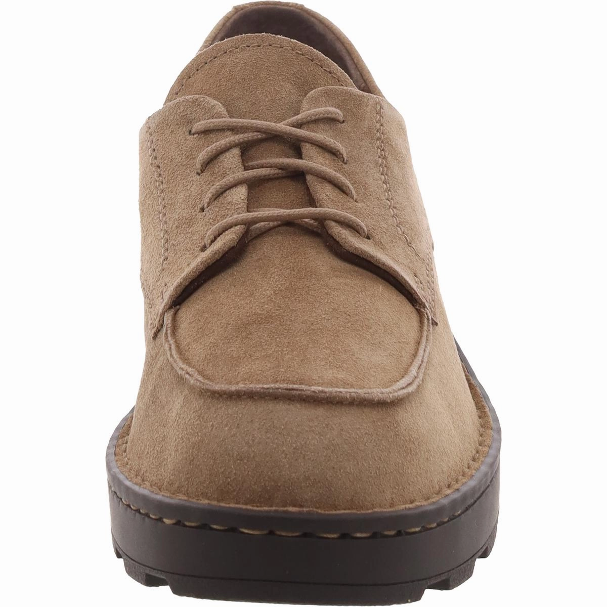 Corby Womens Lace-Up Faux Suede Oxfords