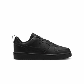 Court Borough Low Recraft 'Triple Black' Kids Footwear cheap online