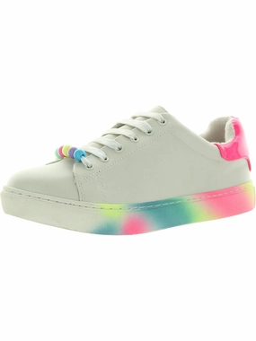 Cutie Girls Little Kid Faux Leather Casual and Fashion Sneakers Affordable Casual Footwear for Girls