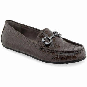 DALLAS Womens Animal Print Faux Leather Loafers Soft Sole Flats Womens sale