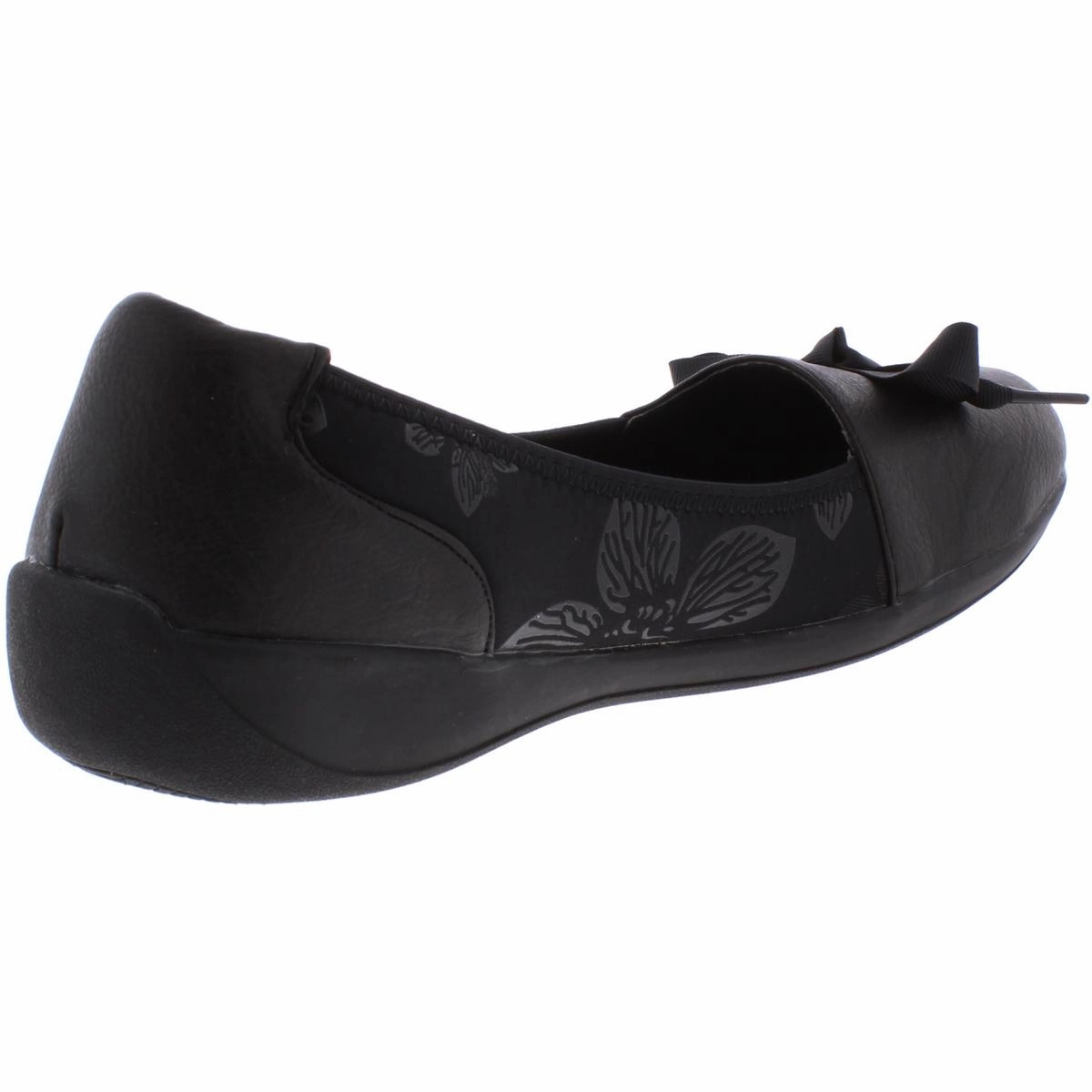 Daphne Womens Faux LEather Slip On Flats