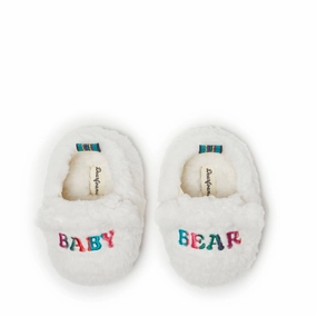 Dearfoams Kid's Baby Bear Teddy Closed Back Slipper Discount Girls Shoes with deals