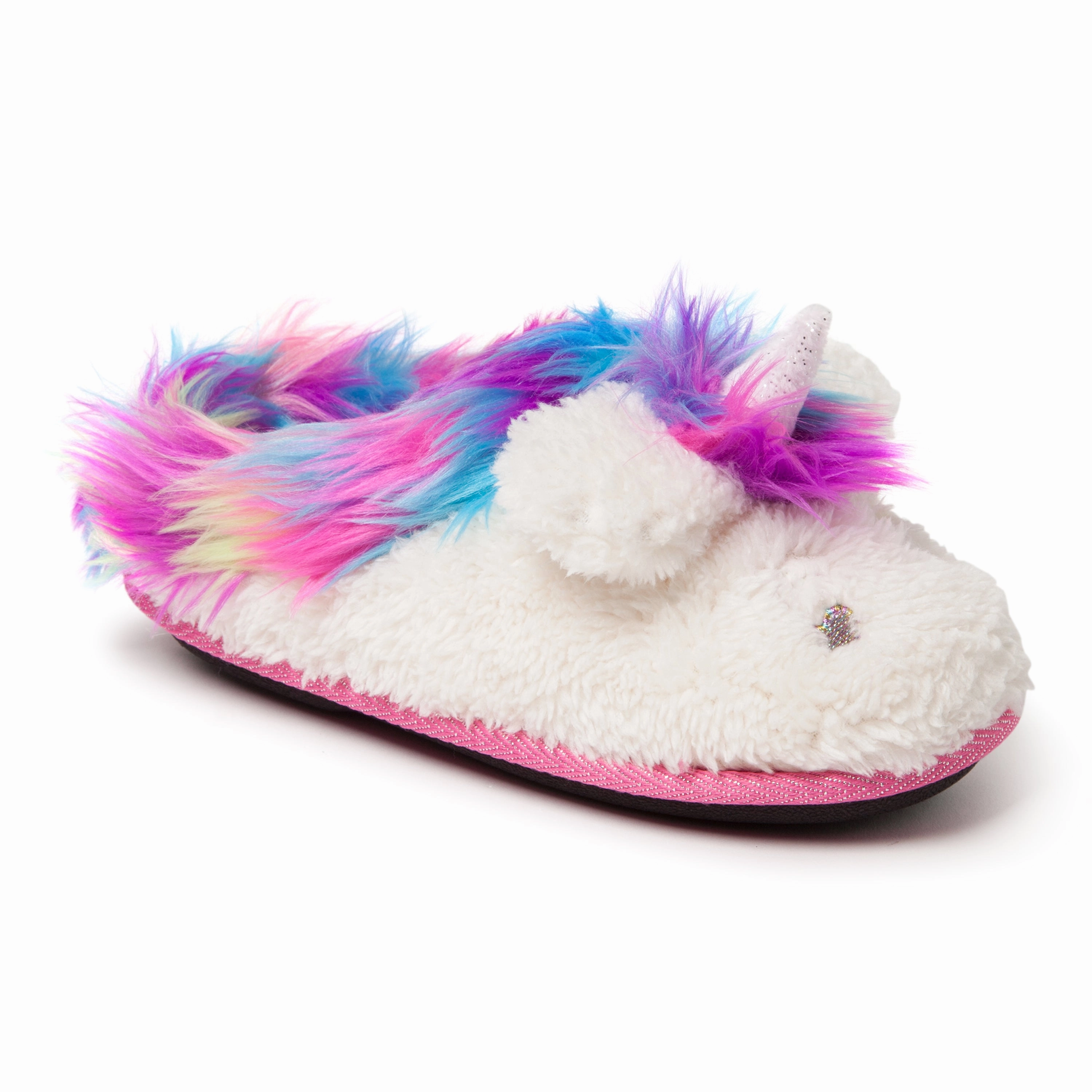 Dearfoams Kids Petra Unicorn Novelty Girls Clog Slippers Discount Girls Shoes with deals