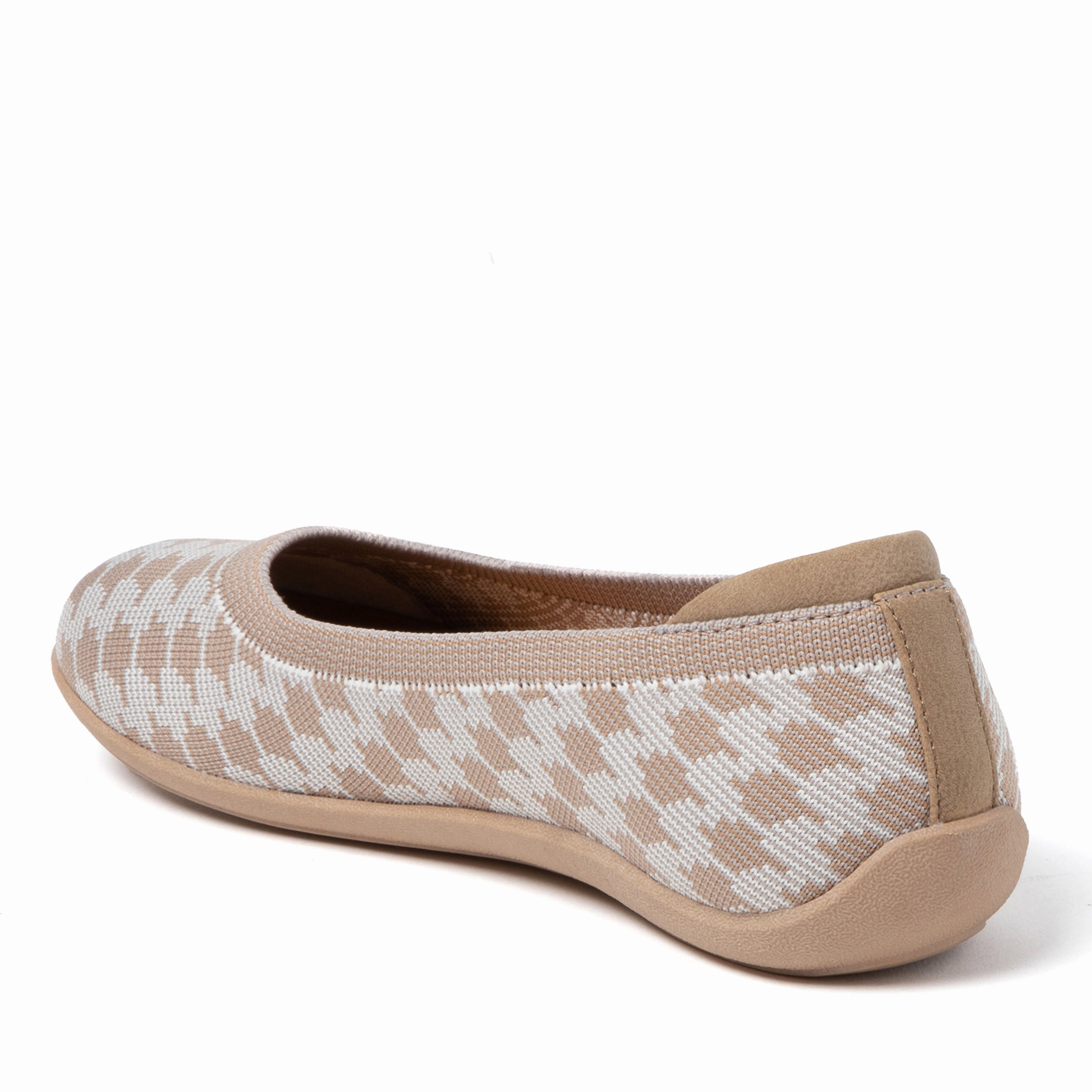 Dearfoams Women's Misty Ballet Flat Indoor/Outdoor Slip Ons