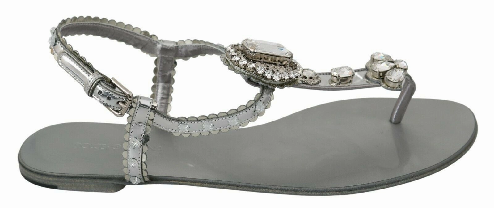 Dolce & Gabbana Elegant Flats with Crystal Women's Embellishments Cheap Ballerina Flats Womens
