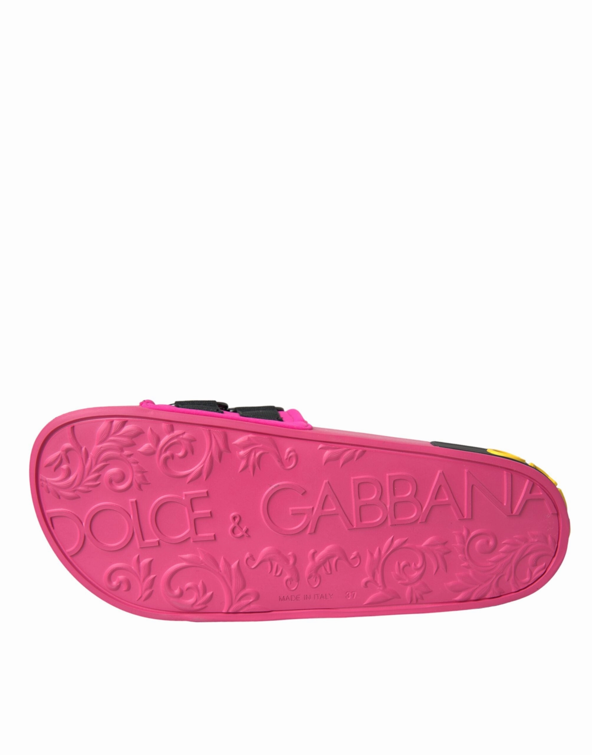 Dolce & Gabbana  Logo Beachwear Flats Sandals Women's Shoes