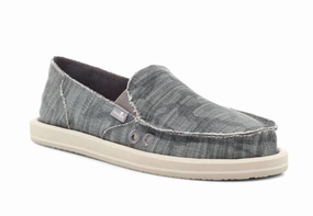 Donna Vintage Loafer In Charcoal/camo Flats for Women on sale
