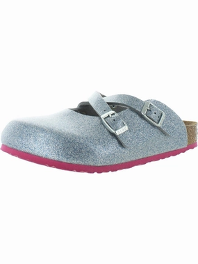 Dorian Girls Birko-Flor Mary Jane Footbed Sandals Discount Girls Shoes with deals