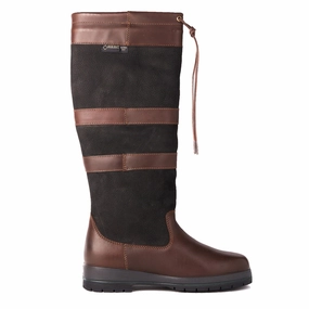 Dubarry Womens Galway Gore-Tex Extrafit Leather Boot Black / Brown Womens Shoes top picks sale