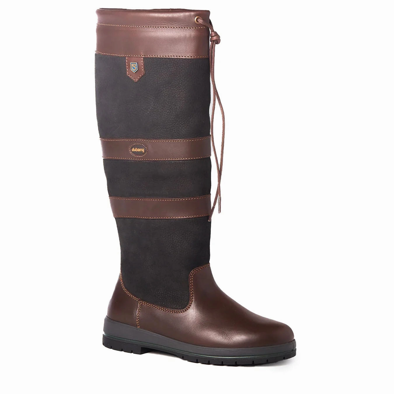 Dubarry Womens Galway Gortex Leather Boot Black Brown