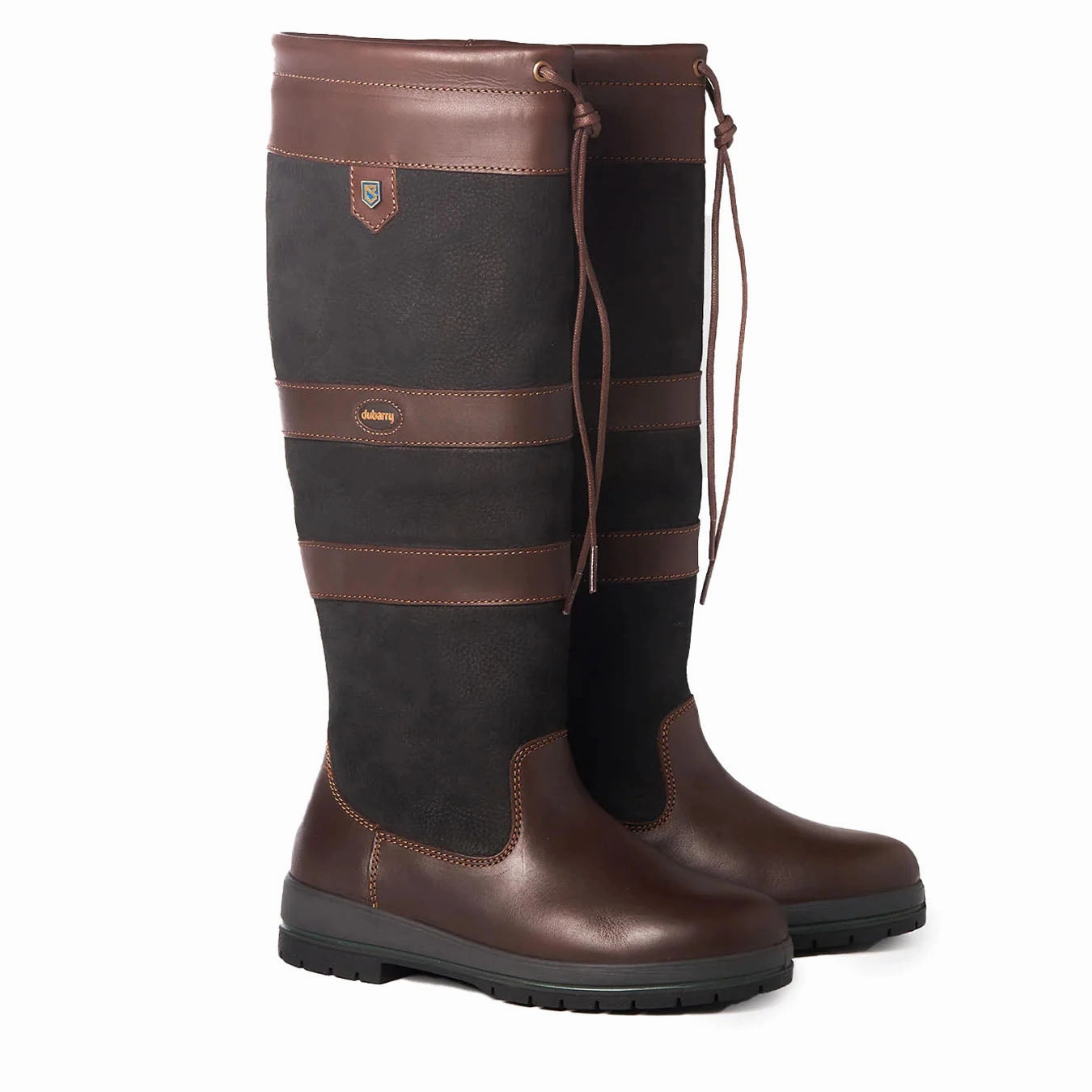 Dubarry Womens Galway Gortex Leather Boot Black Brown