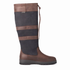 Dubarry Womens Galway Gortex Leather Boot Black Brown Womens Shoes top picks sale