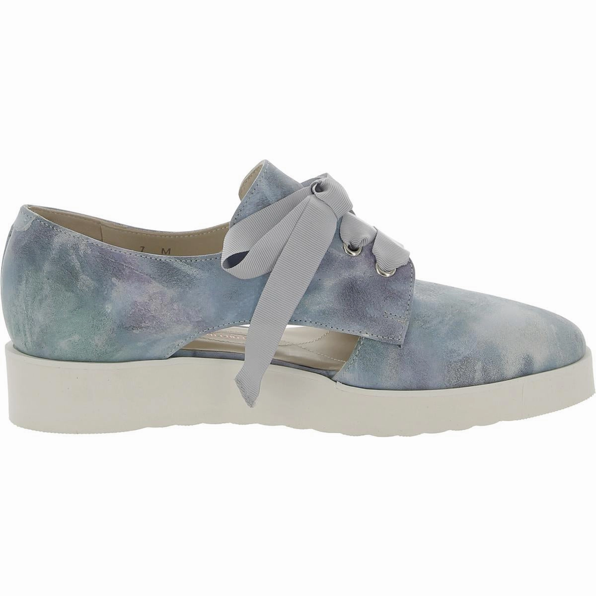 Egadi Womens Leather Tie-Dye Oxfords