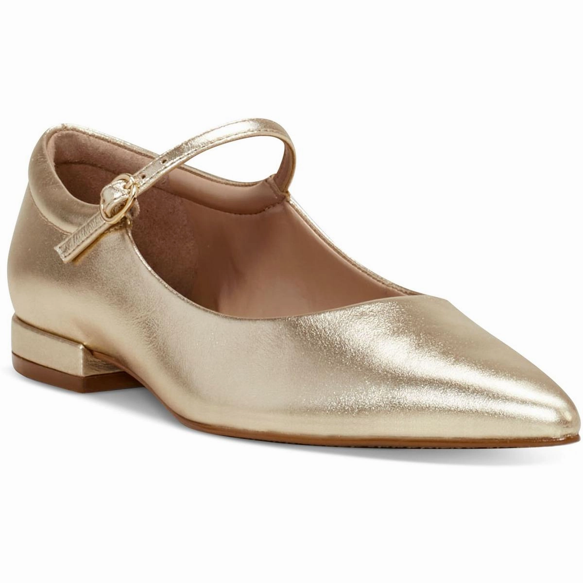 Eloise Womens Adjustable Leather Mary Janes Soft Sole Flats Womens sale