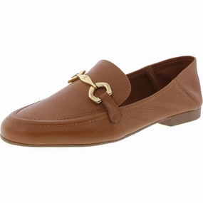 Emma Loafer Womens Buckle Leather Loafers Soft Sole Flats Womens sale
