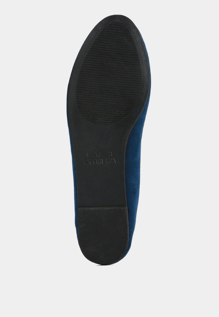 eyeore microfiber casual ballerinas