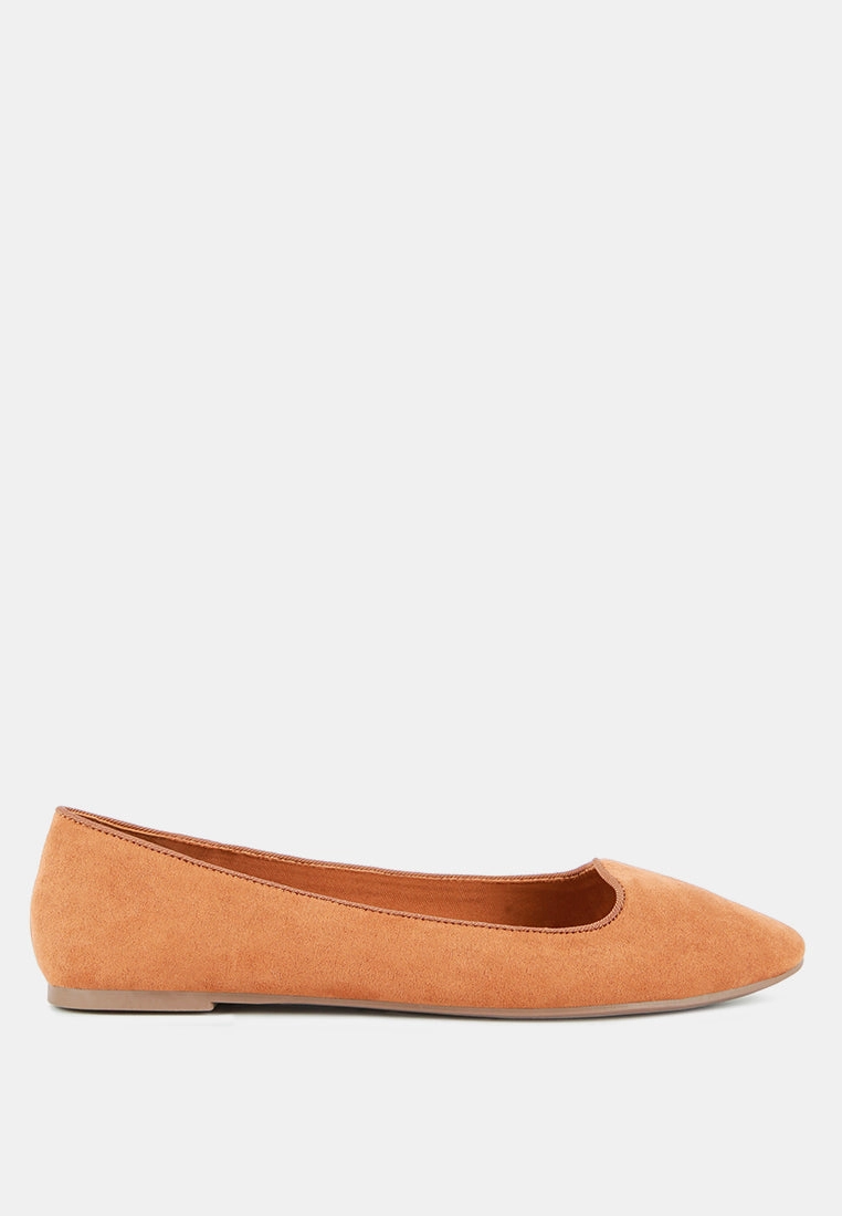 eyeore microfiber casual ballerinas